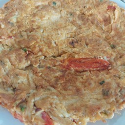 ไข่เจียวเห็ดเข็มทอง