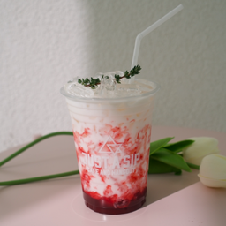 Iced Strawberry Milk