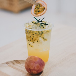 Passion fruit soda cold
