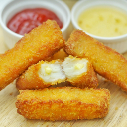 ปลาม้วนสอดใส้ชีส