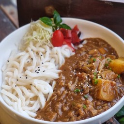 วีแกนอุด้งแกงกะหรี่ญี่ปุ่น