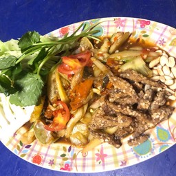 ตำแตงซั่ว ปูปลาร้า