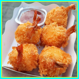 ชีสบอลกุ้งทอดกรอบ