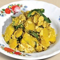 ฟักทองผัดไข่