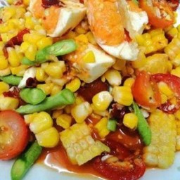 ตำข้าวโพดไทยปู