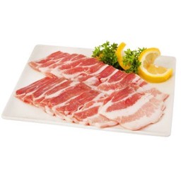 หมูสามชั้นสไลด์
