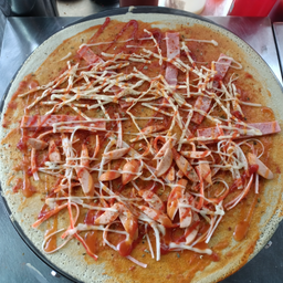 พิซซ่าซอส/แฮม/ปลาเส้นทาโร่/ไส้กรอก/ปูอัด