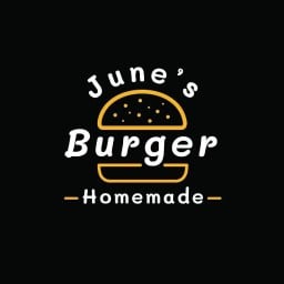 June's Burger  Homemade