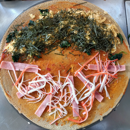 พิซซ่าซอส/หมูหยอง/สาหร่ายแห้ง/แฮม/ปูอัด