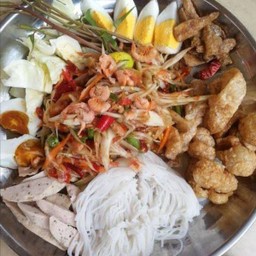 ตำถาดไทยปู