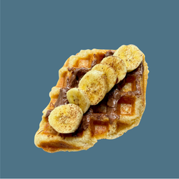 Nutella Banana Crumble Croffle