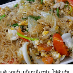 ผัดวุ้นเส้นหมูสับ