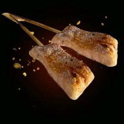 ท้องปลาแซลม่อนย่างเกลือ