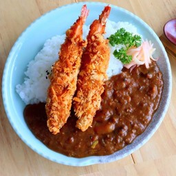 ข้าวแกงกะหรี่ญี่ปุ่น กุ้งทงคัตสึ