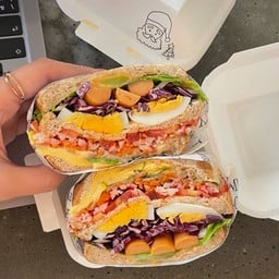 แซนด์วิชเกาหลีไส้ทะลัก By WFH: Wich from Here