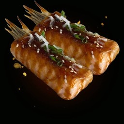 ครีบปลาแซลมอนย่าง