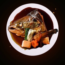 หัวปลาต้มซีอิ้วญี่ปุ่น