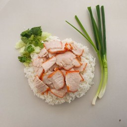 ข้าวมันหมูแดงล้วนๆ