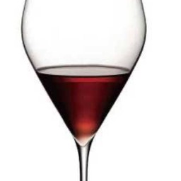 Glass Wine Red