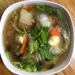 ต้มจืดเต้าหู้ หมูสับ สาหร่าย