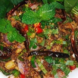 ลาบปลาดุกย่าง