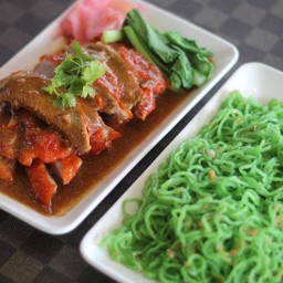 เป็ดย่าง+บะหมี่หยก ( set )