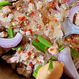 ยำวุ้นเส้นหมูสับ