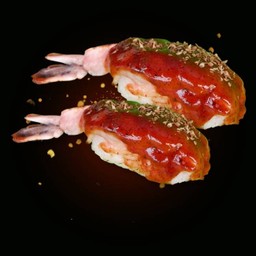 กุ้งอาเจนติน่าซอสบาบิคิว