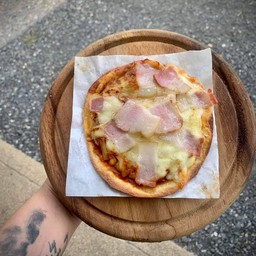 Mini pizza เบคอนชีส