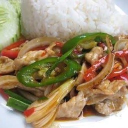 ข้าวผัดพริกราด