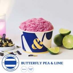 Butterfly pea & Lime sorbet L-cup