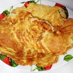 ข้าวไข่เจียว ไก่สับ