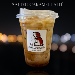 Salted Caramel Latté (Iced)