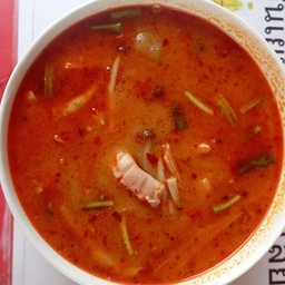 ต้มยำกุ้งน้ำข้น-ใช้กุ้งไซส์40  5ตัว