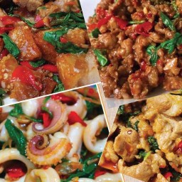 กะเพราคุณนัท  บ้านกอก