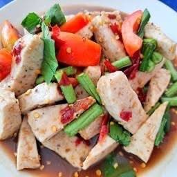 ตำถั่วหมูยอ ปลาร้า