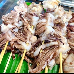 กุ้งเต้น รสแซ่บ ปลาหมึกย่าง น้ำจิ้มรสเด็ด Byน้องของขวัญ