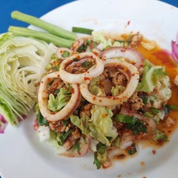 ลาบปลาหมึก