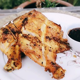 น่องติดสะโพก 2 ไม้ ( ไก่ย่างบางตาล)