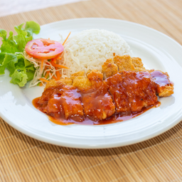 ข้าวไก่ทอดเทคโน