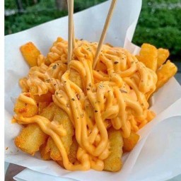 เฟรนฟรายราดชิสเกาหลี 1 ฟรี 1