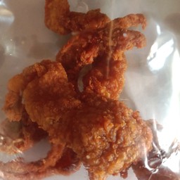 หนังไก่ทอด