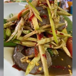 ตำมะม่วงกุ้งสด ปลาร้านัว