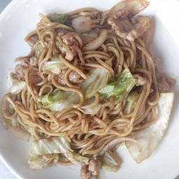 ยากิโซบะหมูชิ้น