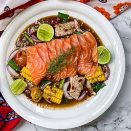 ยำหมูยอแซลมอนนอร์เวย์