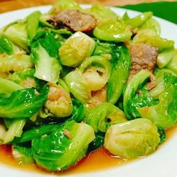 ผัดแขนงปลาเค็ม