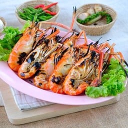 กุ้งใหญ่เผา กิโลละ