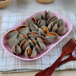 หอยแครงลวก