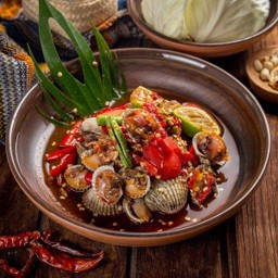 ตำหอยแครง