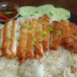 ข้าวมันไก่กรอบ